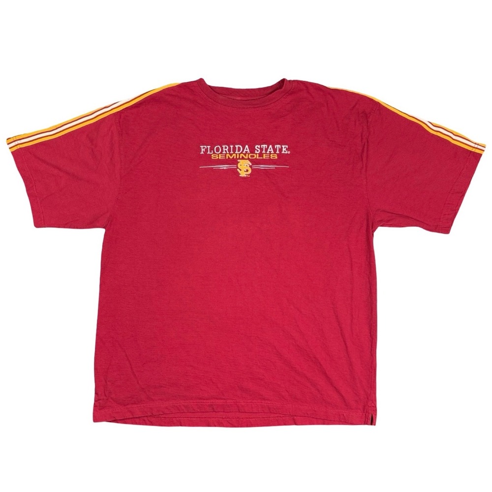 Y2K Florida State Seminoles Pro Edge T‎ Shirt XXL Red Embroidered